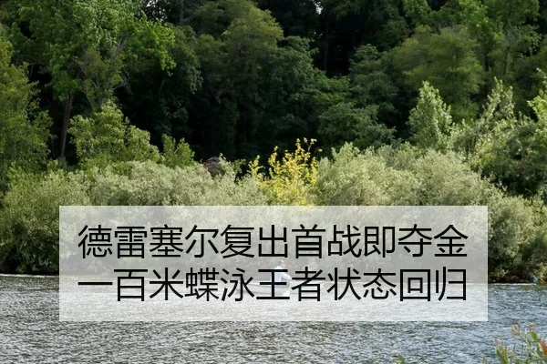 德雷塞尔复出首战即夺金 一百米蝶泳王者状态回归
